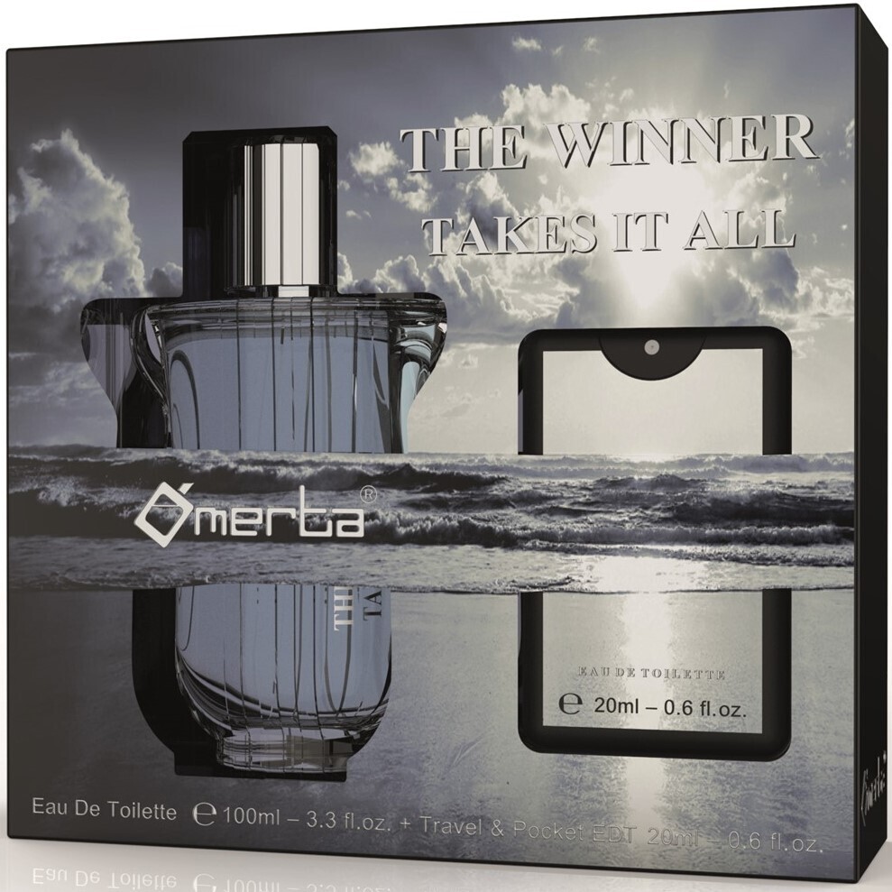 eau de toilette homme 100ml + 20ml OMERTA The Winner Takes It All