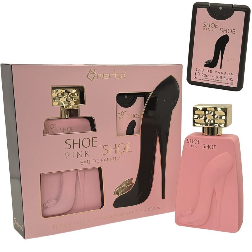 eau de parfum femme 100ml + 20ml OMERTA Shoe Pink