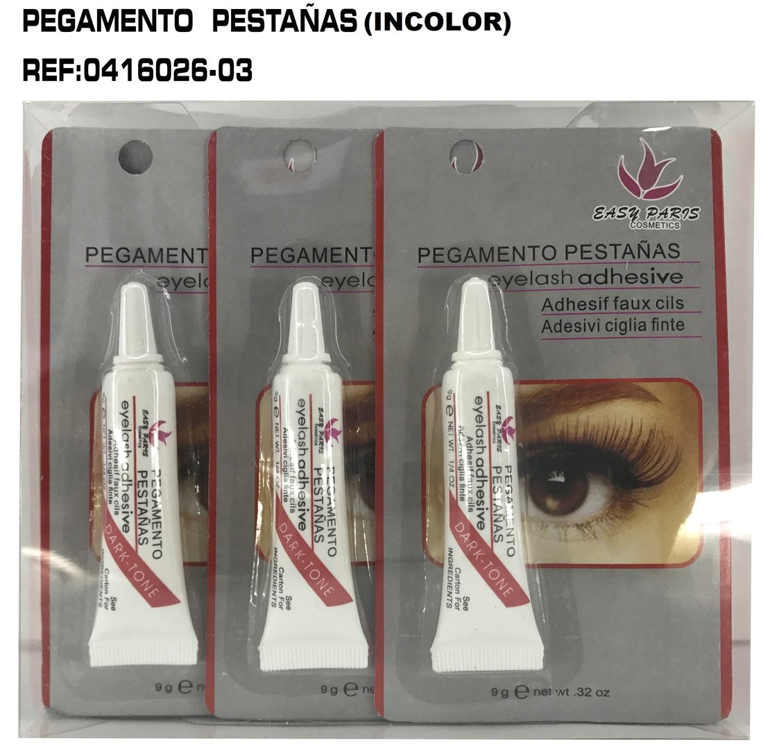 pegamento PESTAÑAS (1,00 € UNIDAD) PACK 12 EASY PARIS
