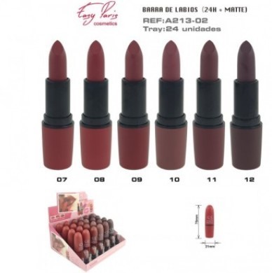BARRA DE LABIOS 24H (0.75€ UNIDAD) PACK 24 EASY PARIS