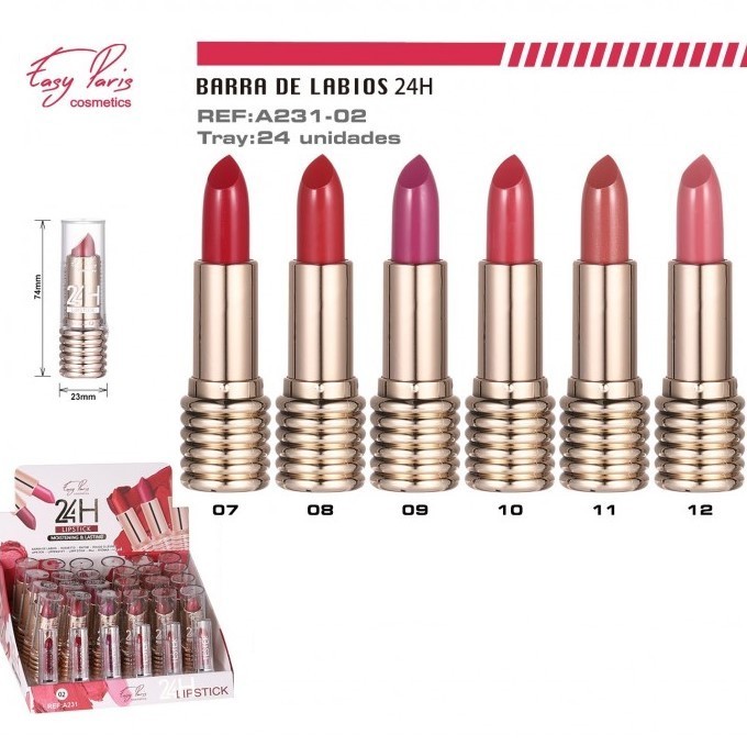 BARRA DE LABIOS (0.80€ UNIDAD) PACK 24 EASY PARIS