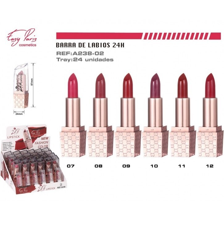 BARRA DE LABIOS (0.80€ UNIDAD) PACK 24 EASY PARIS