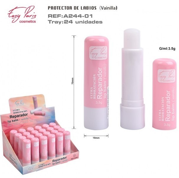 PROTECTOR DE LABIOS( 0,52 €‚ UNIDAD) PACK 24 EASY PARIS