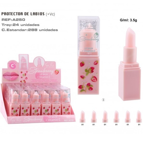 PROTECTOR DE LABIOS( 0,70 €‚ UNIDAD) PACK 24 EASY PARIS