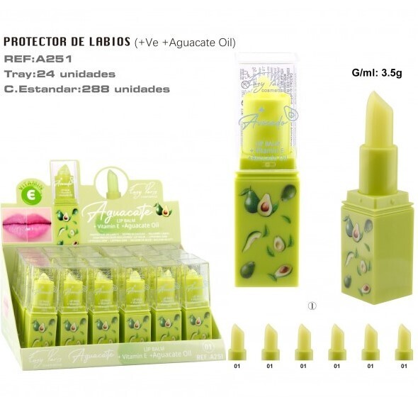 PROTECTOR DE LABIOS( 0,70 €‚ UNIDAD) PACK 24 EASY PARIS