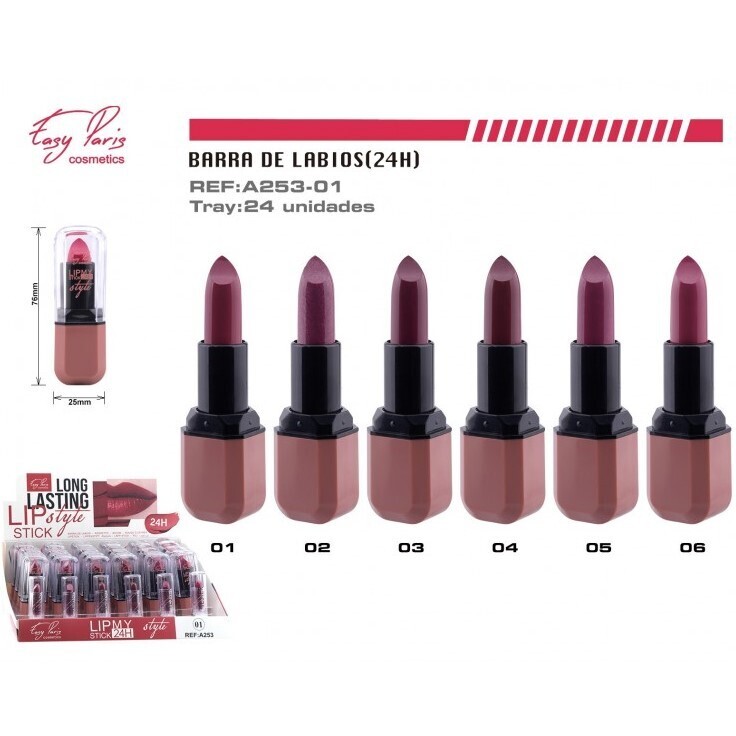 BARRA DE LABIOS (0.80€ UNIDAD) PACK 24 EASY PARIS