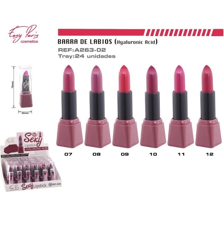 BARRA DE LABIOS (0.80€ UNIDAD) PACK 24 EASY PARIS
