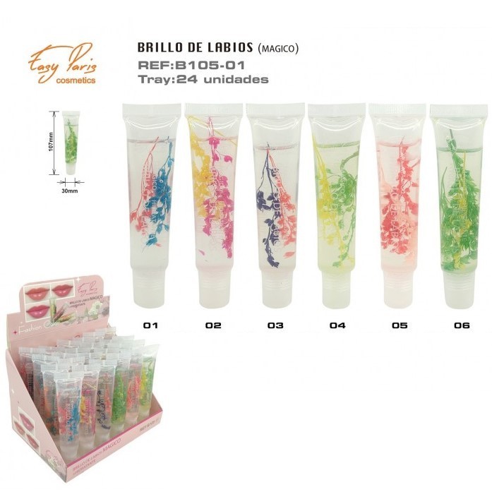 BRILLO LABIAL(0,57 € UNIDAD) PACK 24 EASY PARIS
