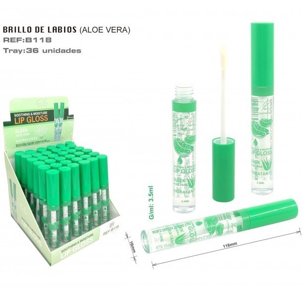 BRILLO LABIAL(0,62 € UNIDAD) PACK 36 EASY PARIS