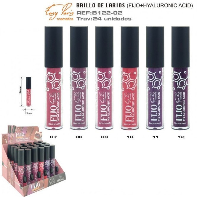 BRILLO LABIAL(0,75 € UNIDAD) PACK 24 EASY PARIS