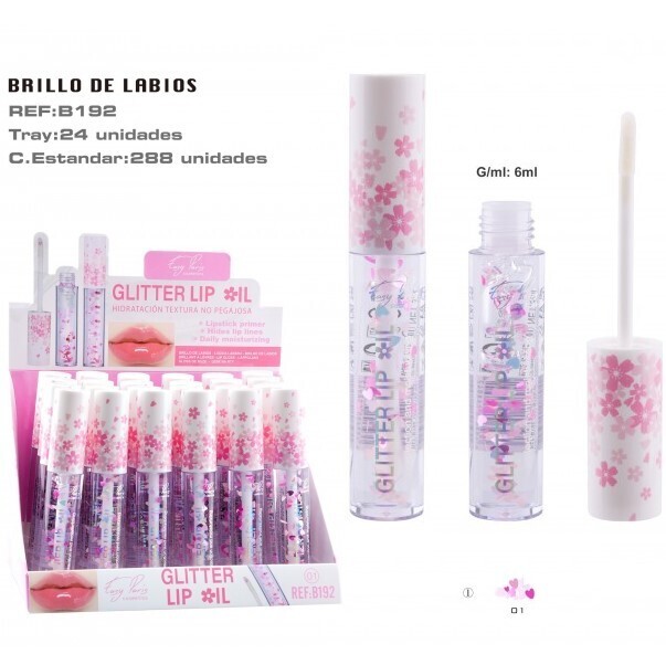 BRILLO LABIAL(0,80 € UNIDAD) PACK 24 EASY PARIS