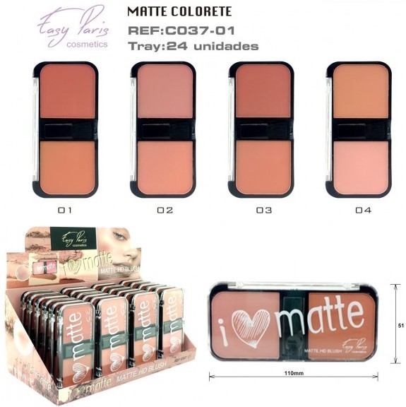 COLORETE (0,80 € UNIDAD) PACK 24 EASY PARIS