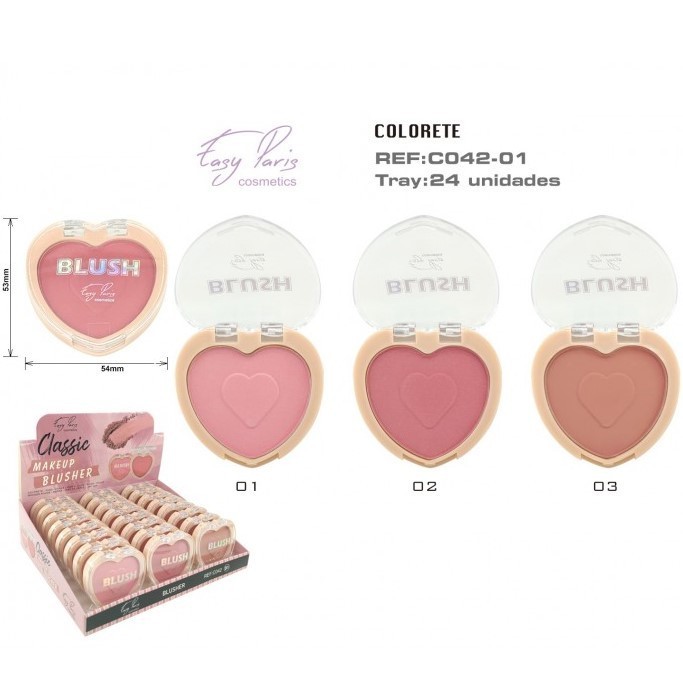 COLORETE (0.60€ UNIDAD) PACK 24 EASY PARIS