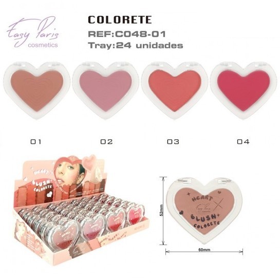 COLORETE (0,95 € UNIDAD) PACK 24 EASY PARIS