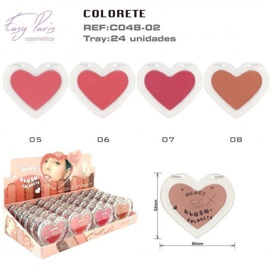 COLORETE (0,95 € UNIDAD) PACK 24 EASY PARIS