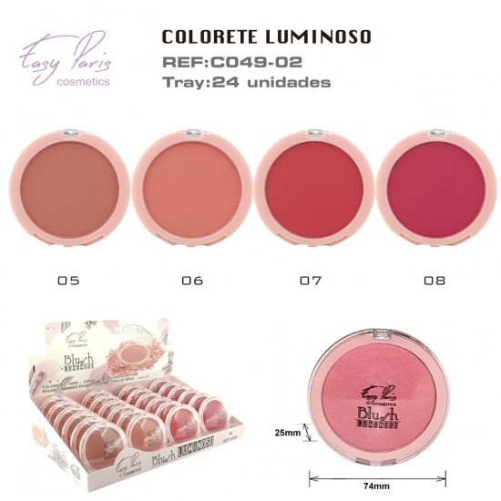 COLORETE LUMINOSO (0,80 € UNIDAD) PACK 24 EASY PARIS