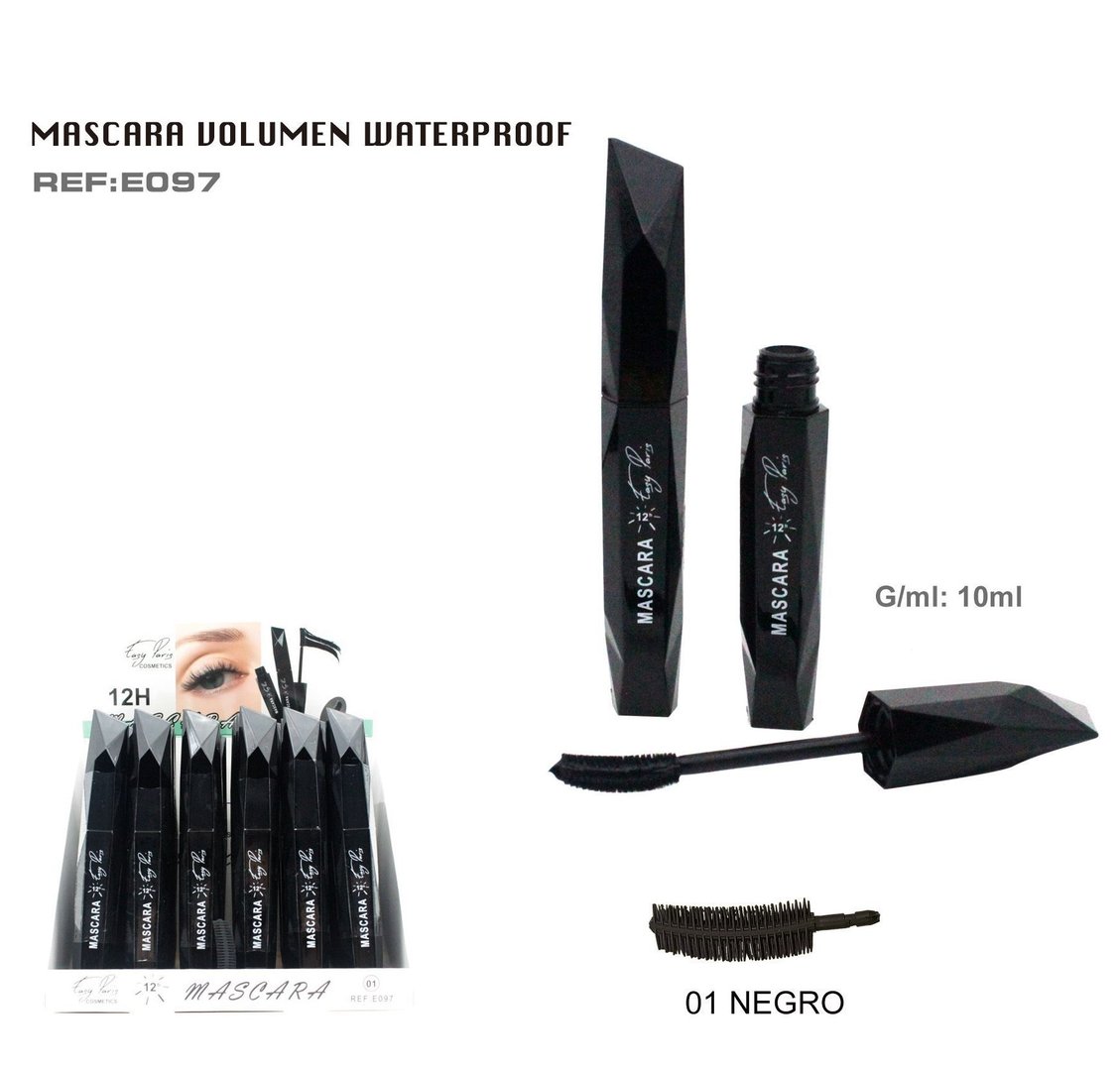 MASCARA PESTAÑAS (0.90€ UNIDAD) PACK 24 EASY PARIS