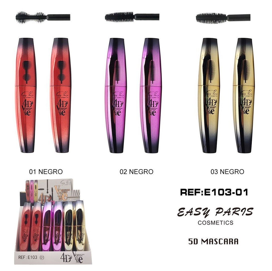 MASCARA PESTAÑAS (1.20€ UNIDAD) PACK 24 EASY PARIS