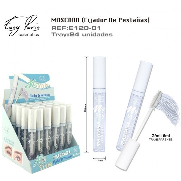 MASCARA PESTAÑAS (0.70€ UNIDAD) PACK 24 EASY PARIS