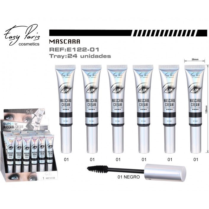 MASCARA PESTAÑAS (0.90€ UNIDAD) PACK 24 EASY PARIS
