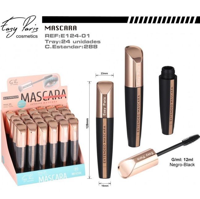 MASCARA PESTAÑAS (1,05 € UNIDAD) PACK 24 EASY PARIS