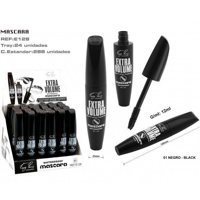 MASCARA PESTAÑAS (0.80€ UNIDAD) PACK 24 EASY PARIS
