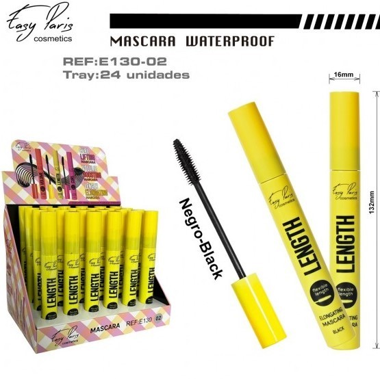MASCARA PESTAÑAS (0.80€ UNIDAD) PACK 24 EASY PARIS