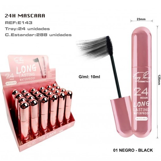 MASCARA PESTAÑAS (1,15 € UNIDAD) PACK 24 EASY PARIS