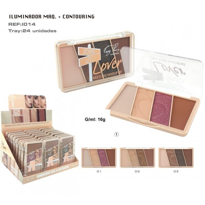 POLVO ILUMINADOR (1,15€ UNIDAD) PACK 24 EASY PARIS