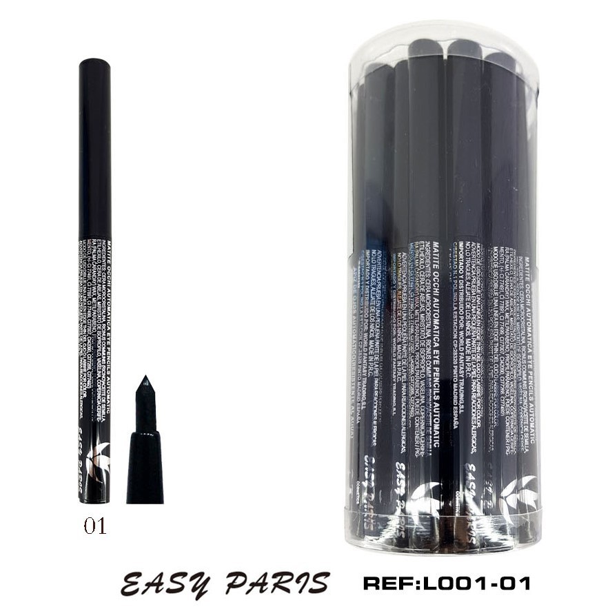 LAPIZ DE OJOS NEGRO (0.42€ UNIDAD) PACK 24 EASY PARIS