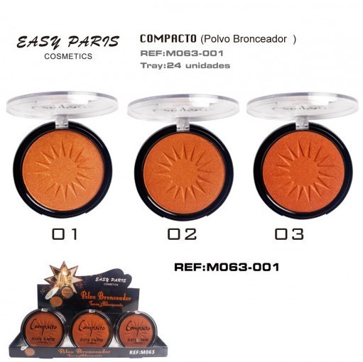 POLVO COMPACTO (0.79€ UNIDAD) PACK 24 EASY PARIS