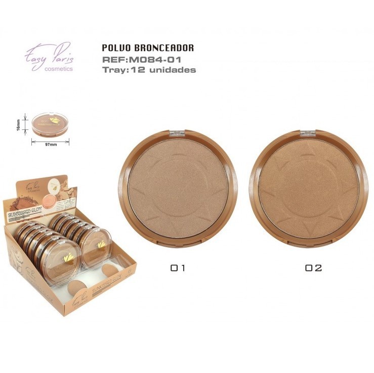 POLVO COMPACTO (1,49 € UNIDAD) PACK 12 EASY PARIS