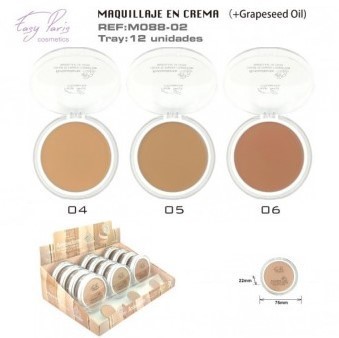 MAQILLAJE EN CREMA (1,19 € UNITE) PACK 12 ESAY PARIS