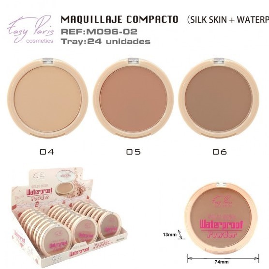 MAQUILLAJE COMPACTO(0,80 € UNIDAD)PACK 24 ESAY PARIS