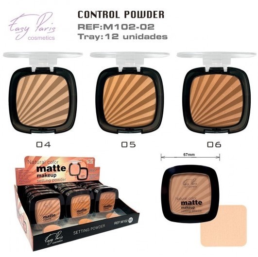 POLVO COMPACTO (1,20€ UNIDAD) PACK 12 EASY PARIS