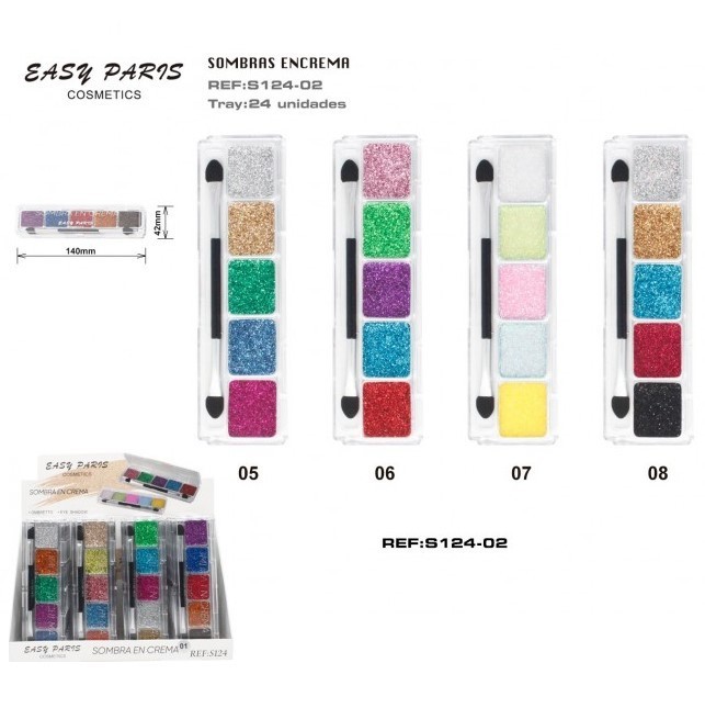 SOMBRA DE OJOS (1.15€‚UNIDAD) PACK 24 EASY PARIS