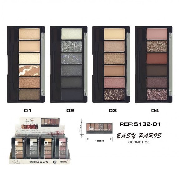 SOMBRA DE OJOS (1.05€‚UNIDAD) PACK 24 EASY PARIS