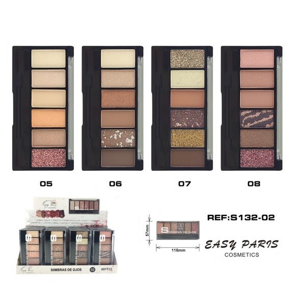 SOMBRA DE OJOS (1.05€‚UNIDAD) PACK 24 EASY PARIS