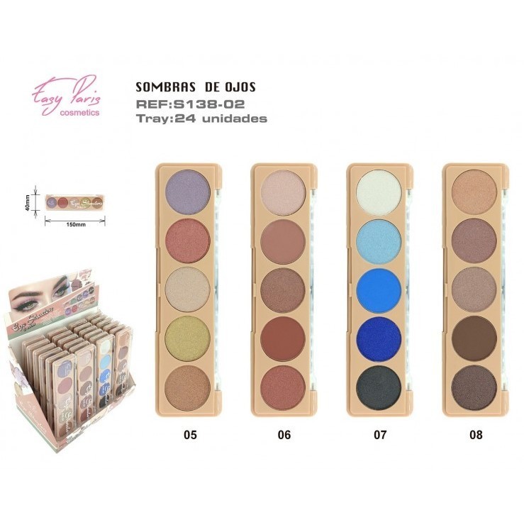 SOMBRA DE OJOS (0.90€‚UNIDAD) PACK 24 EASY PARIS