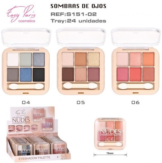 SOMBRA DE OJOS (1,05 € UNIDAD) PACK 24 EASY PARIS