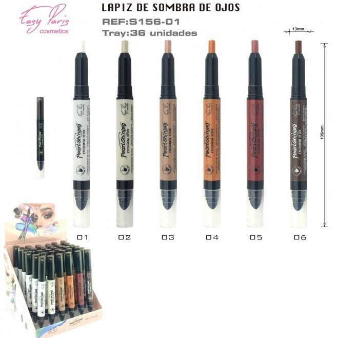SOMBRA DE OJOS (0.79€ UNIDAD) PACK 36 EASY PARIS