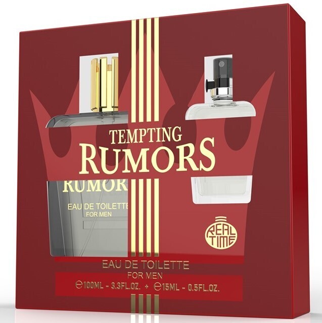 eau de toilette homme 100ml + 15ml REAL TIME Tempting Rumors