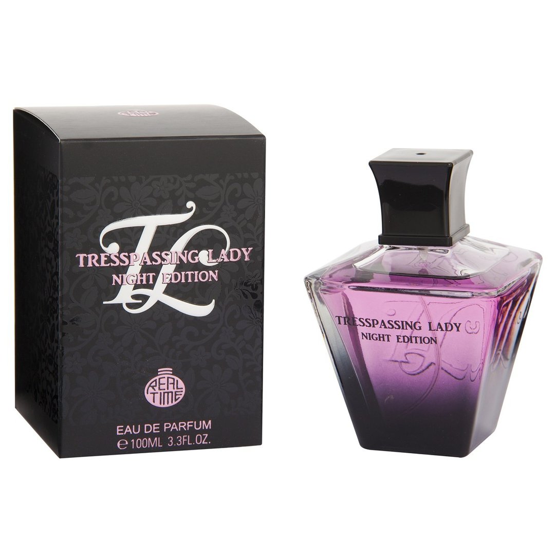 eau de parfum femme 100ml REAL TIME Trespassing Lady Night
