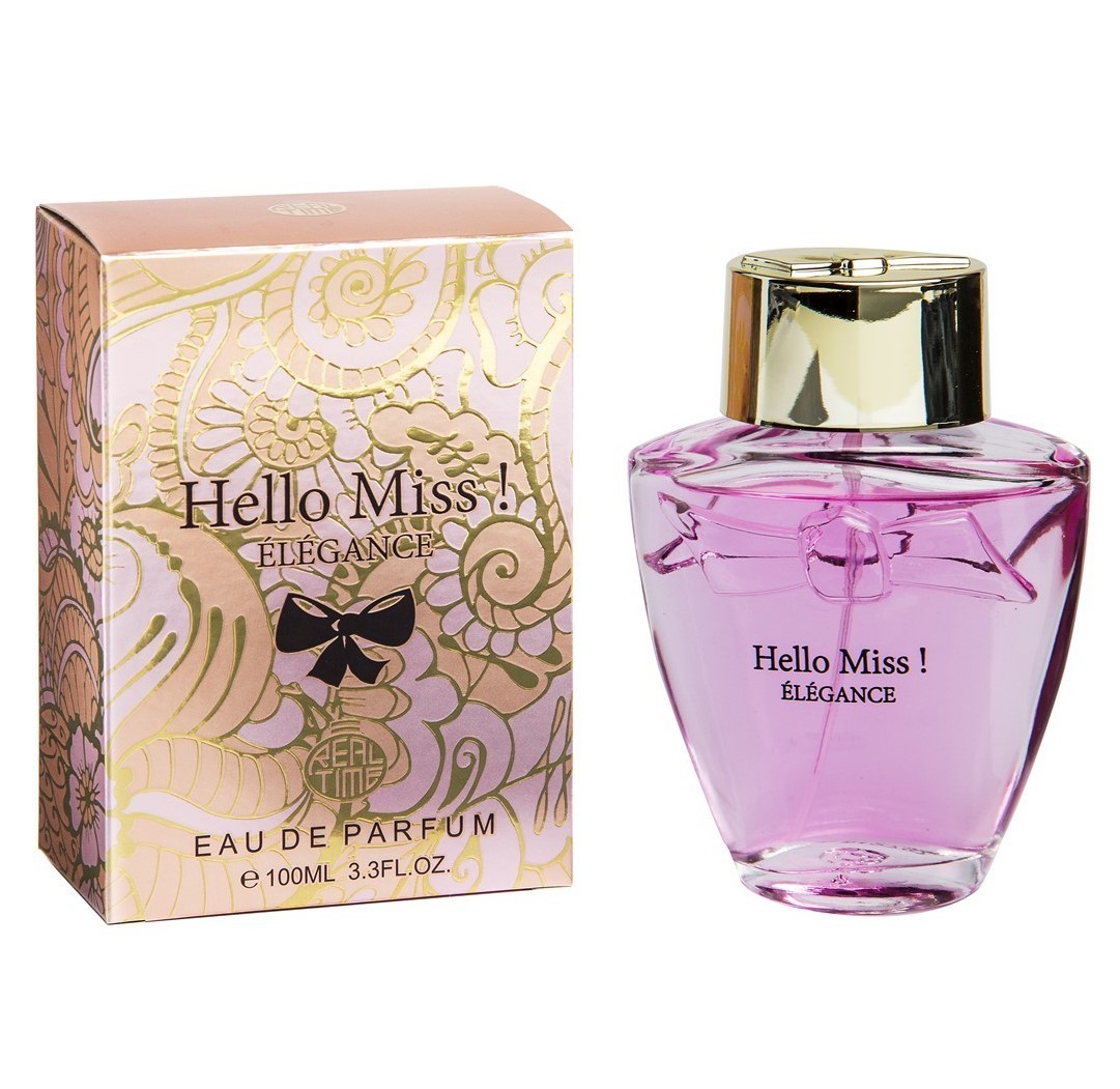eau de parfum femme 100ml REAL TIME Hello Miss! Elégance