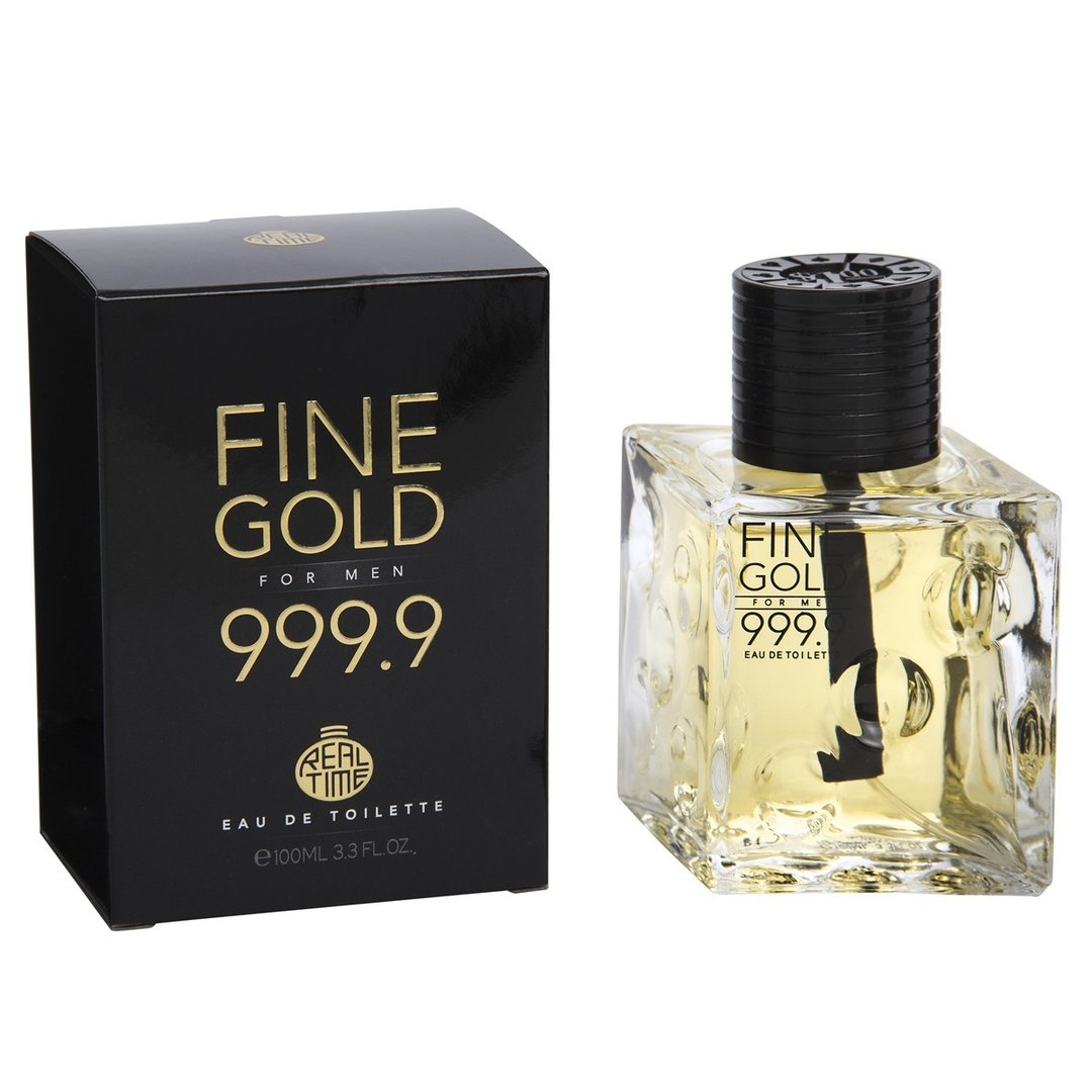 eau de toilette homme 100ml REAL TIME Fine Gold" For Men