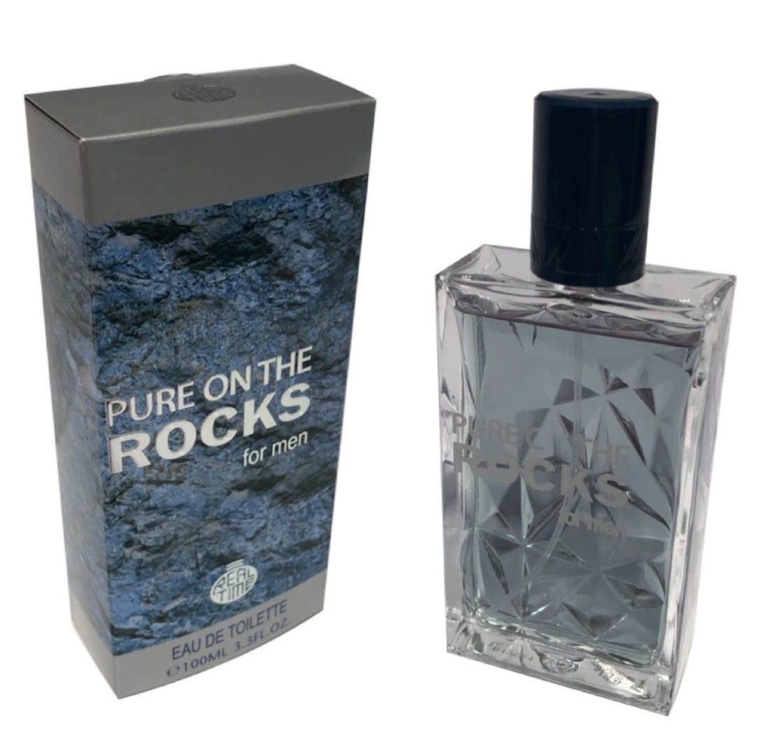 eau de toilette homme 100ml REAL TIME Pure On The Rocks