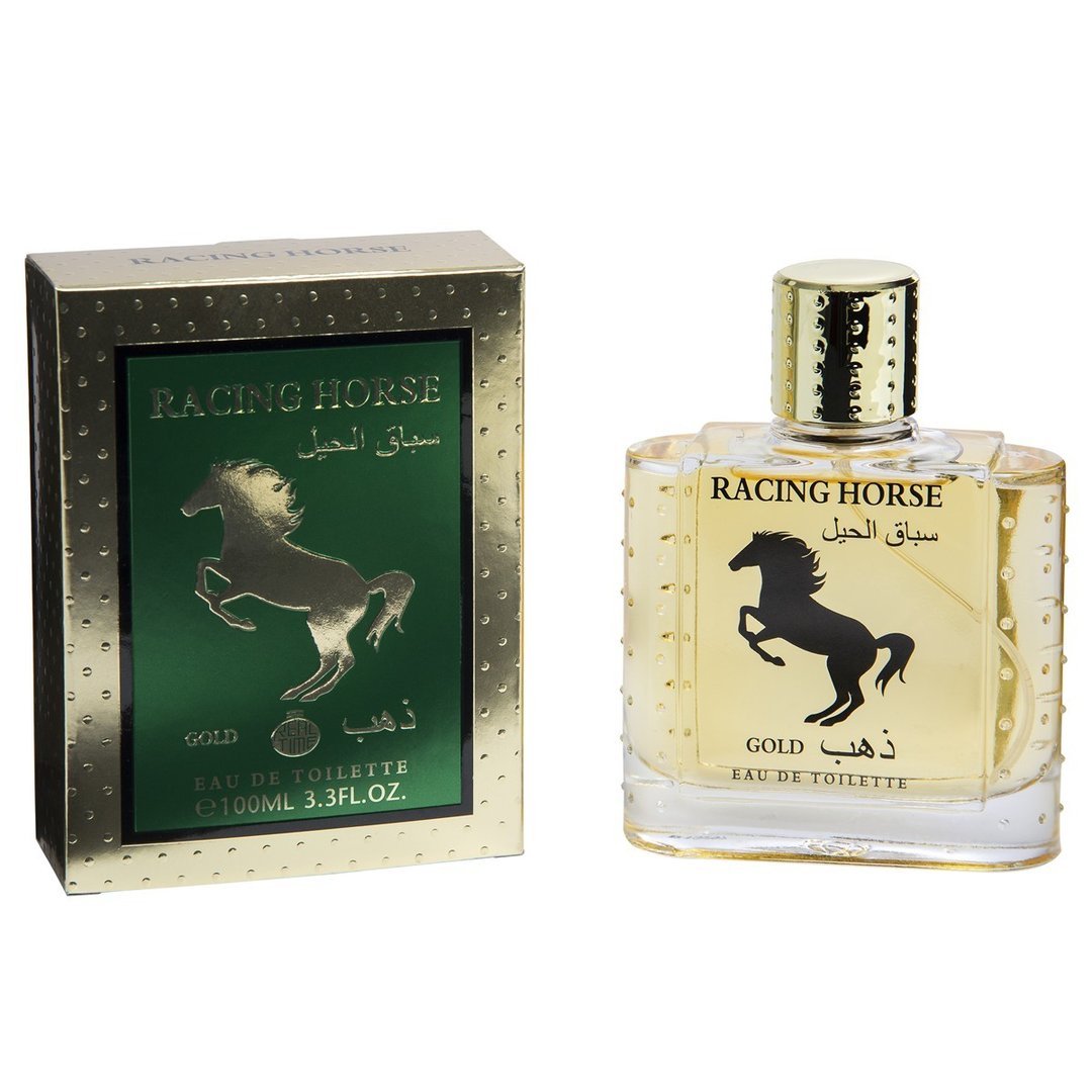 eau de toilette homme 100ml REAL TIME Racing Horse Gold