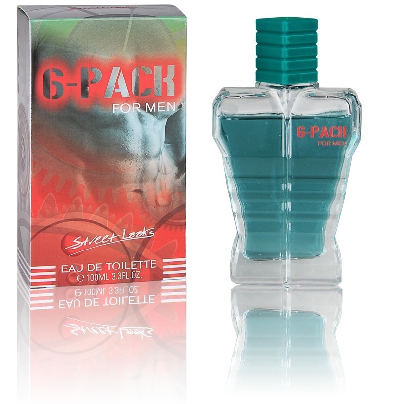 eau de toilette homme 100ml STREET LOOKS 6 PACK