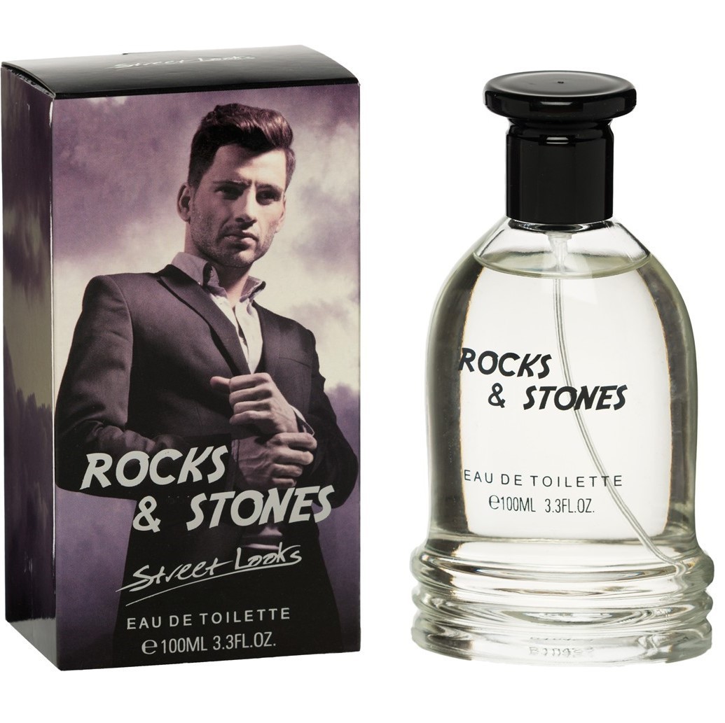 eau de toilette homme 100ml STREET LOOKS rocks stones