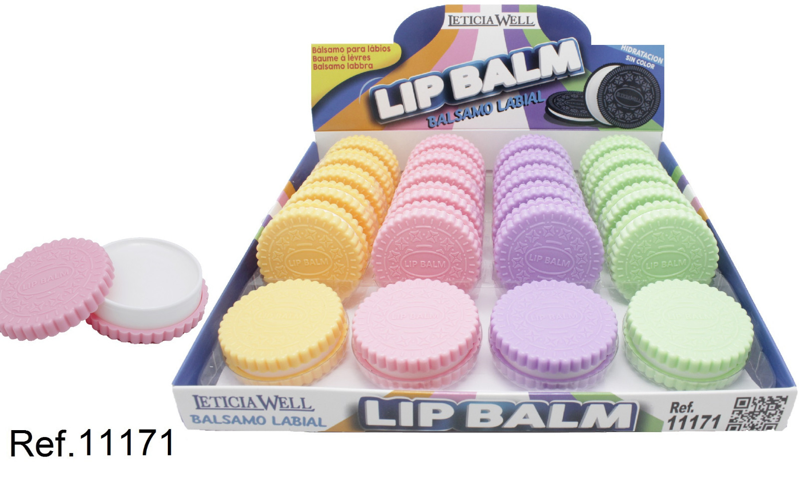 BALSAMO LABIAL (0,69 €‚ UNIDAD) PACK 24 LETICIA WELL